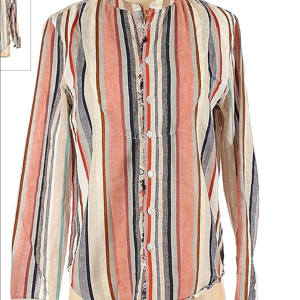 Lilla P button down blouse